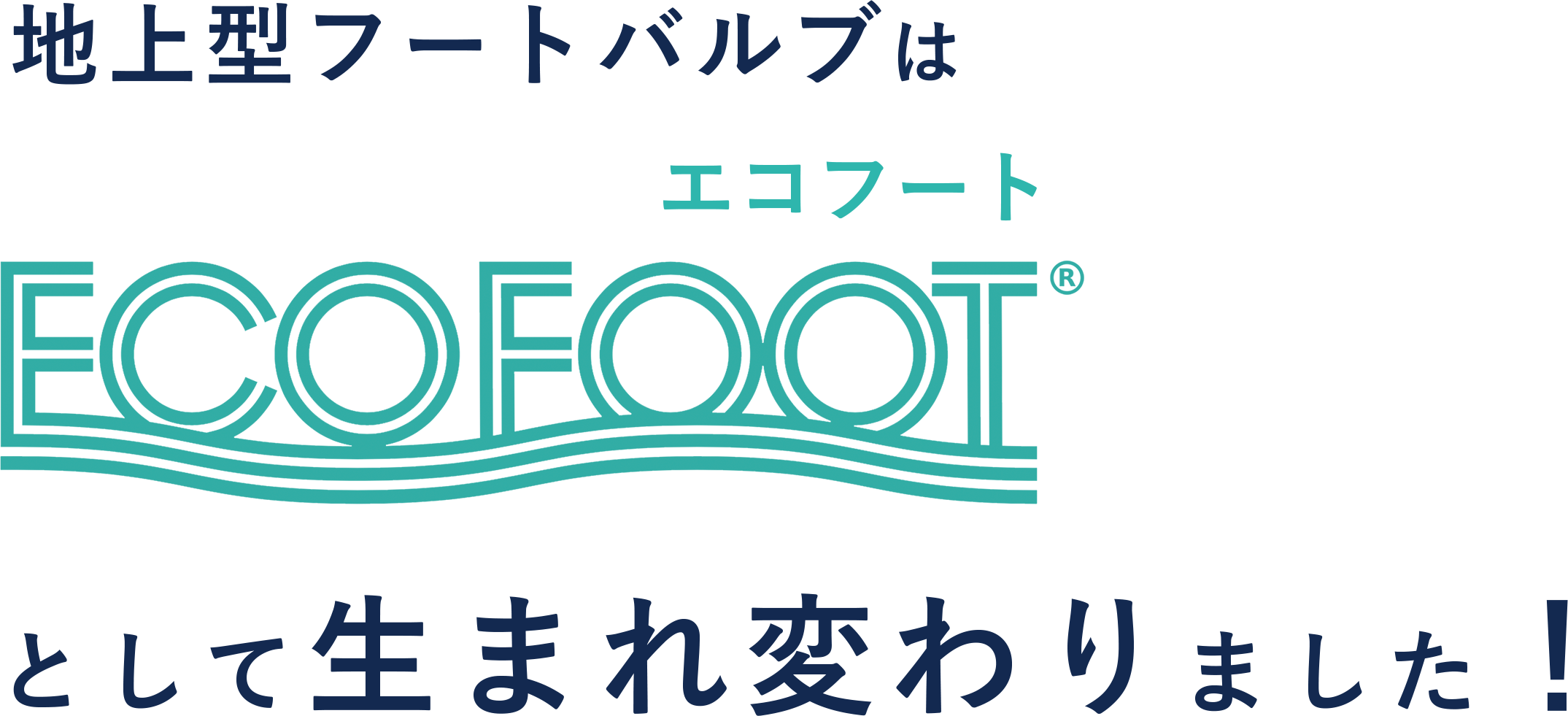 地上型フートバルブはECO FOOT エコフートとして生まれ変わりました。
